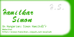 hamilkar simon business card